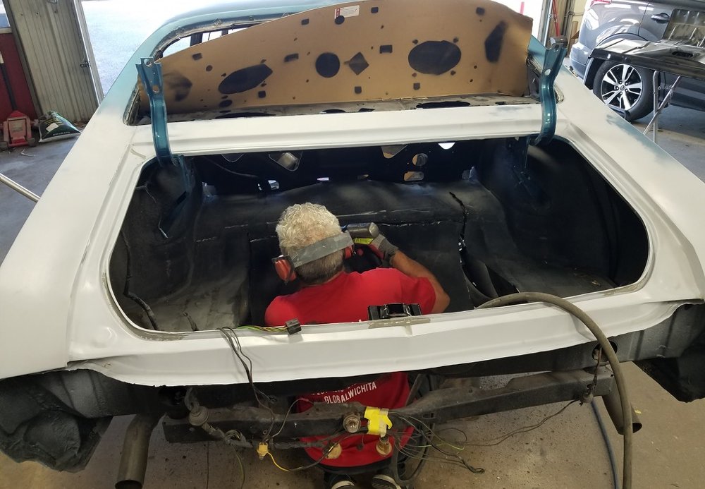 floor replacement on chevelle after