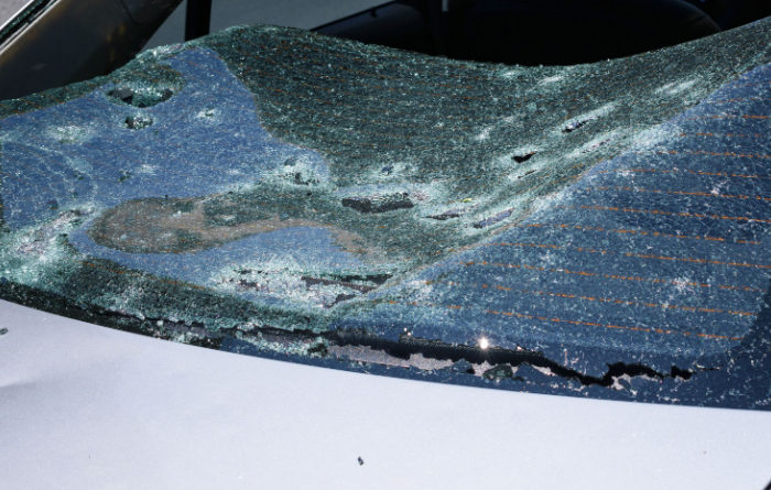 Can a car be totaled from hail damage?